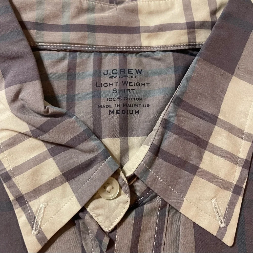J.Crew Plaid Button Down‎ Shirt